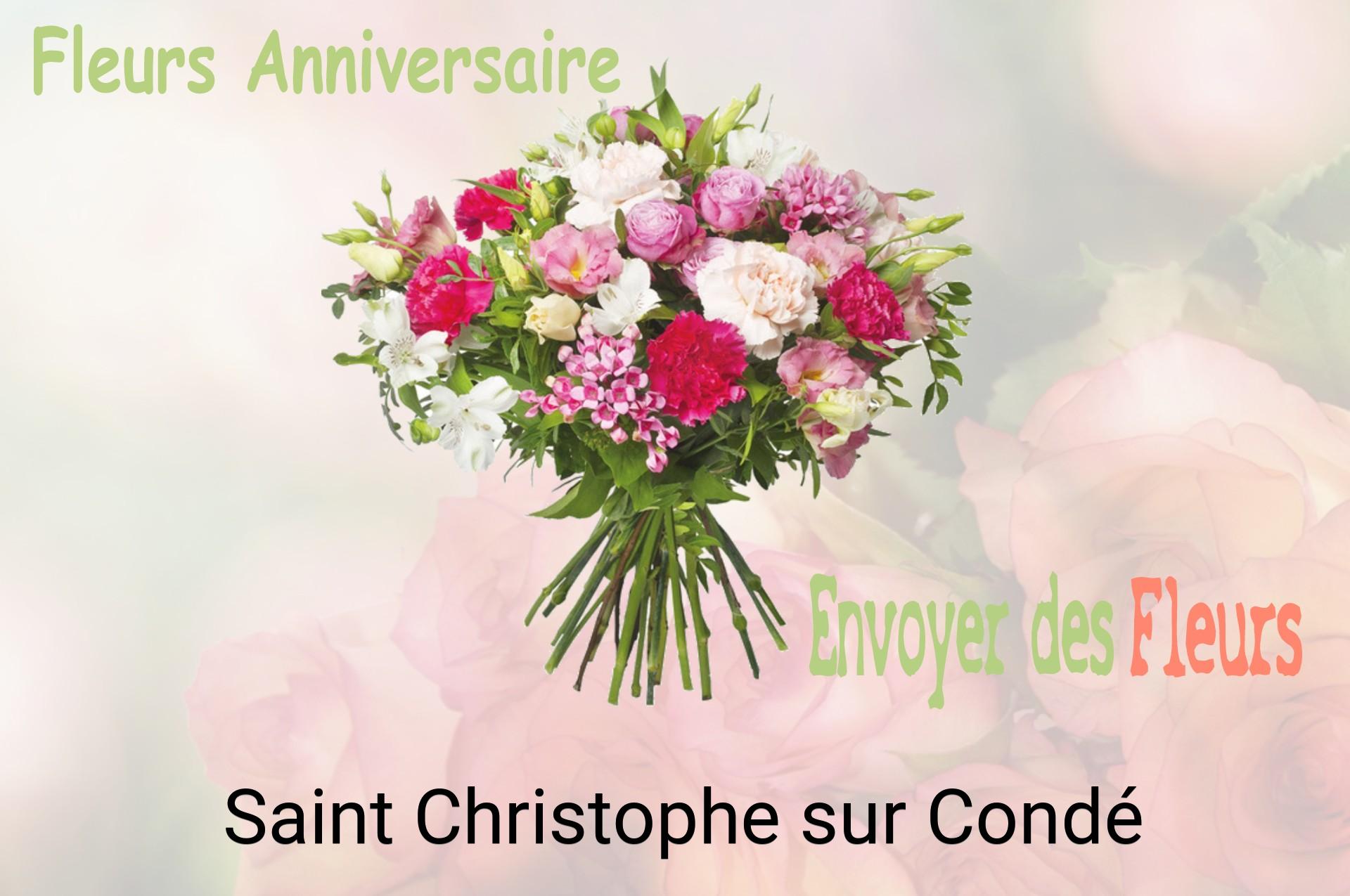 Bouquet de fleurs d’anniversaire livré à Saint-Christophe-sur-Condé