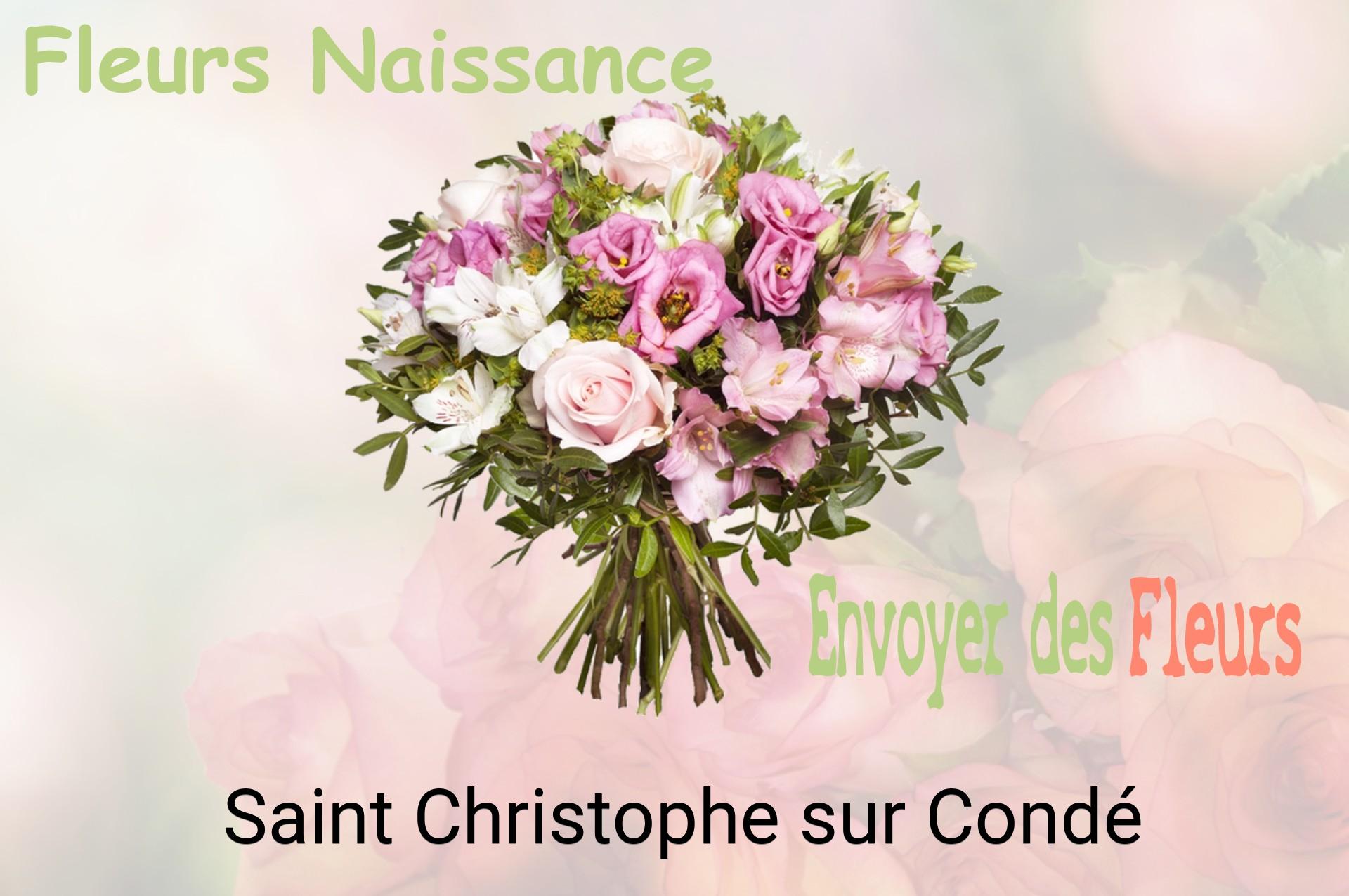 Bouquet de fleurs de naissance livré à Saint-Christophe-sur-Condé