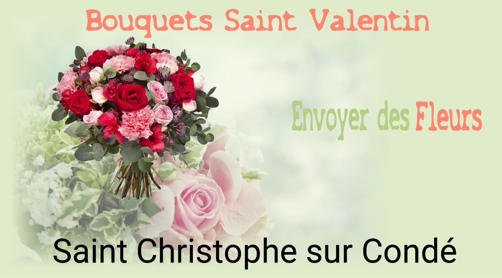 Roses de Saint-Valentin livrées à Saint-Christophe-sur-Condé